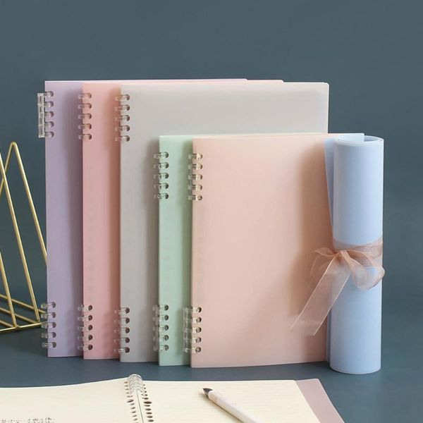 pencil bags 1pcs loose-leaf notebook classic morandi color series a5 b5 removable plastic ring buckle frosted note book
pencil bags 1pcs loose-leaf notebook classic morandi color series a5 b5 removable plastic ring buckle frosted note book
