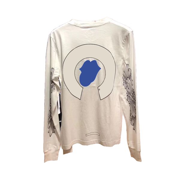 ch classic long sleeve pullover t shirt good quality blue tongue letter pattern printed fashion mens woman tees 19 styles, White;black
ch classic long sleeve pullover t shirt good quality blue tongue letter pattern printed fashion mens woman tees 19 styles, White;black
