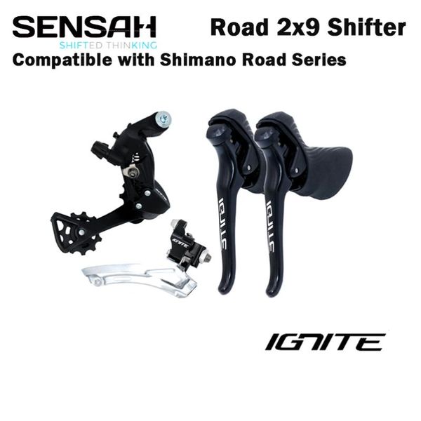 bike derailleurs sensah ignite road shifter 2x9 speed brake lever bicycle r7000 tiagra empire pro groupset 105
bike derailleurs sensah ignite road shifter 2x9 speed brake lever bicycle r7000 tiagra empire pro groupset 105