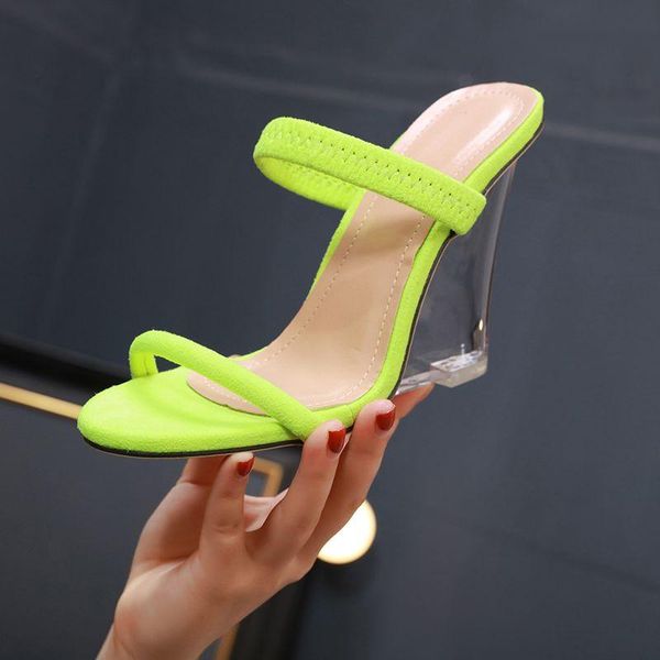 slippers women clear summer crystal high heels sandals open toe transparent jelly ladies shoes wedges slides zapatos mujer, Black
slippers women clear summer crystal high heels sandals open toe transparent jelly ladies shoes wedges slides zapatos mujer, Black