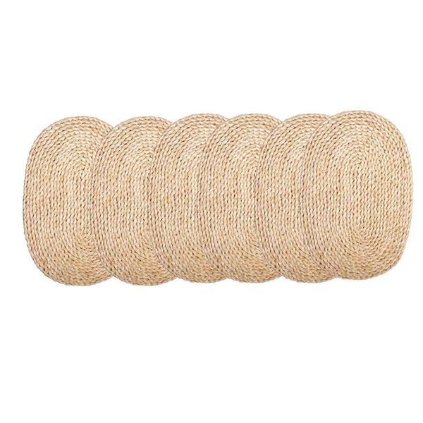 mats & pads 6 pack corn straw woven placemats oval table mats,natural grass weave for table, coasters, pans kitchen
mats & pads 6 pack corn straw woven placemats oval table mats,natural grass weave for table, coasters, pans kitchen