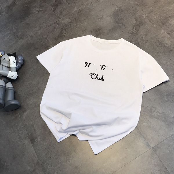 miaojia summer 2021 letter club three dimensional embroidery white round neck loose t-shirt blouse
miaojia summer 2021 letter club three dimensional embroidery white round neck loose t-shirt blouse