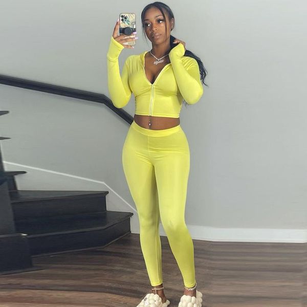 women's two piece pants women long sleeve hoodie cropped sweatshirt+jogging outfits set 2021 fall fashion tracksuit pink sporty wear, White
women's two piece pants women long sleeve hoodie cropped sweatshirt+jogging outfits set 2021 fall fashion tracksuit pink sporty wear, White