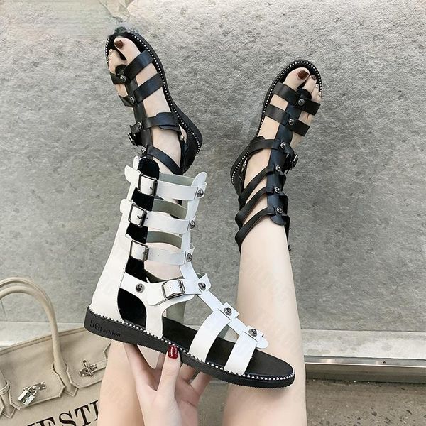 buckles roman rivet boots women summer fashion women's 2021 open toe sandals flat shoes casual woman sexy, Black
buckles roman rivet boots women summer fashion women's 2021 open toe sandals flat shoes casual woman sexy, Black