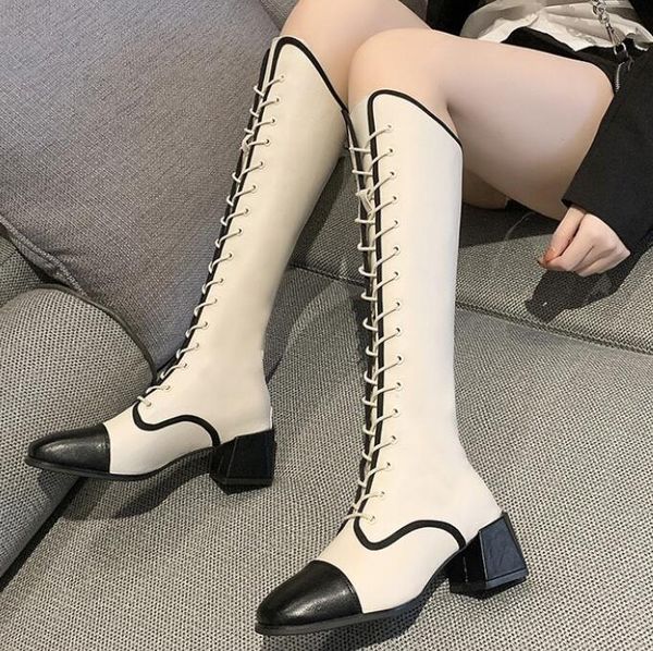boots autumn winter womens riding round toe lace up 6cm chunky heels platform ladies knee high british style female shoes, Black
boots autumn winter womens riding round toe lace up 6cm chunky heels platform ladies knee high british style female shoes, Black