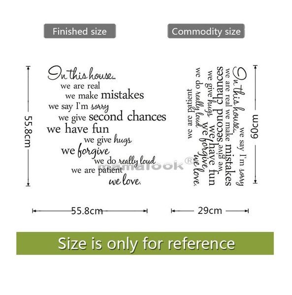 wall stickers in this house we are real home decal family sticker quotes lettering words living room backdrop decorative decor
wall stickers in this house we are real home decal family sticker quotes lettering words living room backdrop decorative decor