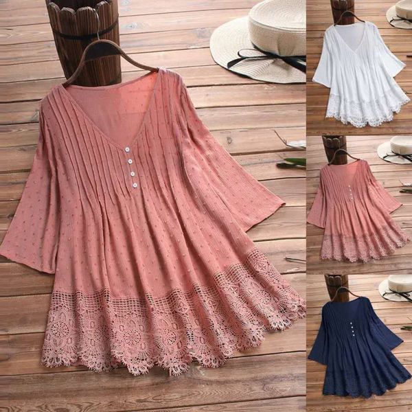 summer embroidered white shirt female casual large size shirt elegant v-neck long-sleeved tunic floral women shirt 210419
summer embroidered white shirt female casual large size shirt elegant v-neck long-sleeved tunic floral women shirt 210419