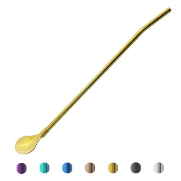 drinking straws multicolor 18/10 stainless steel straw spoon reusable long coffee scoop bar cocktail stirring metal
drinking straws multicolor 18/10 stainless steel straw spoon reusable long coffee scoop bar cocktail stirring metal