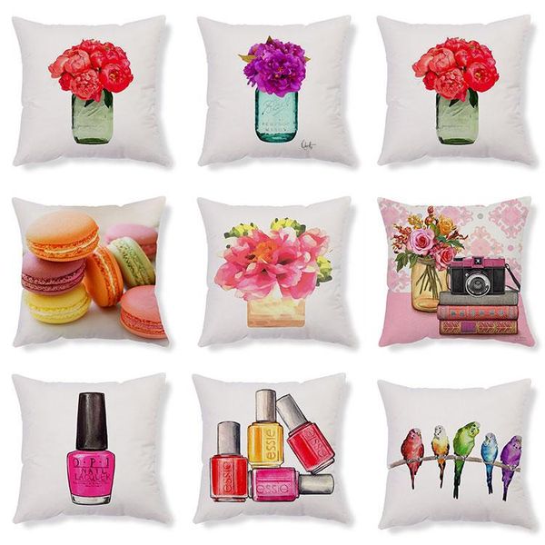 colorful nail polish pattern cotton linen cushion cover bird printed throw pillow for home sofa decorative cushion/decorative
colorful nail polish pattern cotton linen cushion cover bird printed throw pillow for home sofa decorative cushion/decorative