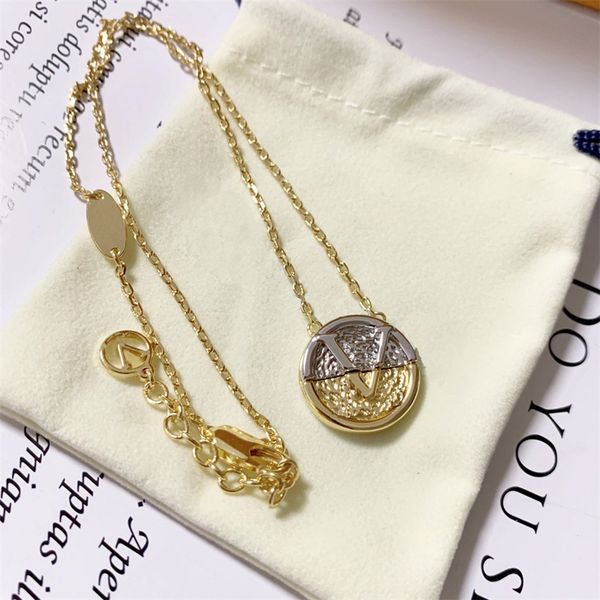 two colors round pendant necklaces with box letter creative fashion jewelry simple punk hip hop necklace, Silver
two colors round pendant necklaces with box letter creative fashion jewelry simple punk hip hop necklace, Silver