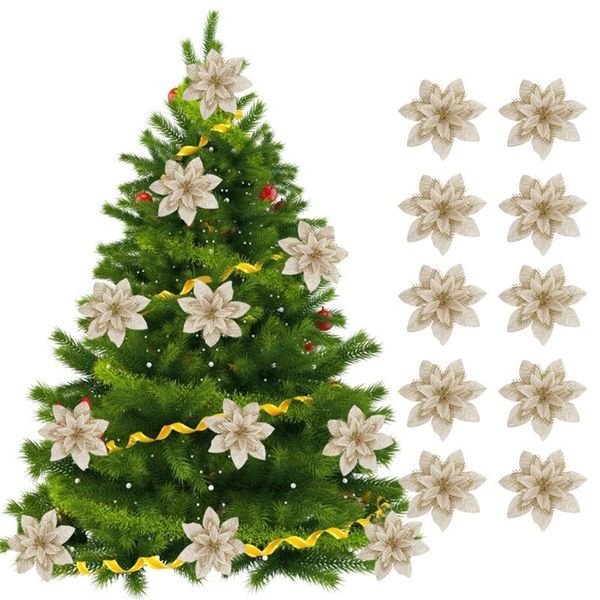 christmas decorations 10pcs flowers xmas tree glitter wedding party year artificial decor drop
christmas decorations 10pcs flowers xmas tree glitter wedding party year artificial decor drop