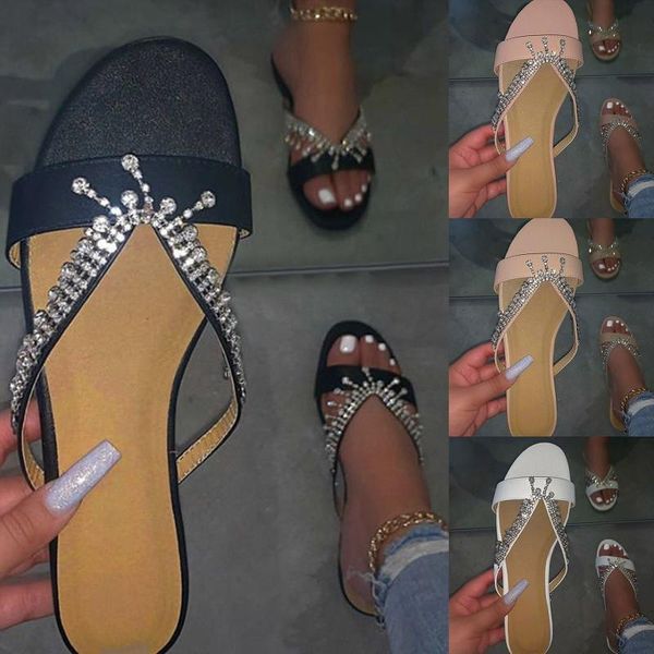 slippers women crystal fashion women's slip on shoes woman slides female plus size sandals femme d4, Black
slippers women crystal fashion women's slip on shoes woman slides female plus size sandals femme d4, Black