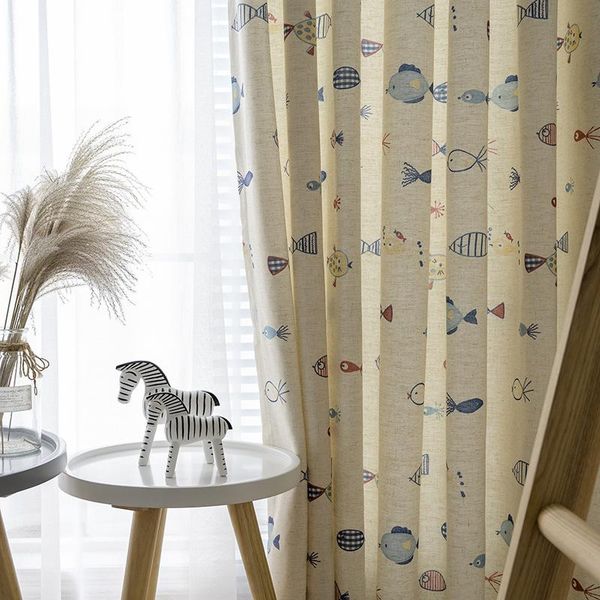 curtain & drapes modern cartoon children cute fish linen printing children's room blackout curtains custom for living dining bedroom
curtain & drapes modern cartoon children cute fish linen printing children's room blackout curtains custom for living dining bedroom