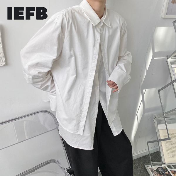 iefb spring deconstruction men's wear design loose oversized black white long sleeve shirts patchwork fake two pieces 9y6073 210524, White;black
iefb spring deconstruction men's wear design loose oversized black white long sleeve shirts patchwork fake two pieces 9y6073 210524, White;black