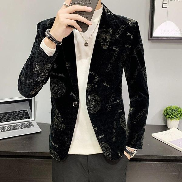 men's suits & blazers 2021 autumn listing velvet suit mens frock coat slim fitting korean version business british leisure, White;black
men's suits & blazers 2021 autumn listing velvet suit mens frock coat slim fitting korean version business british leisure, White;black