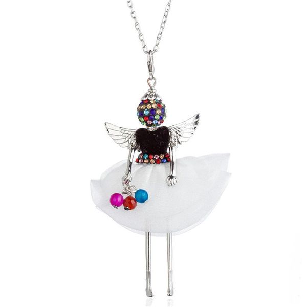 angel wing rhinestone black white yarn dress doll big choker necklaces&pendants handmade paris girl statement jewelry for women pendant neck, Silver
angel wing rhinestone black white yarn dress doll big choker necklaces&pendants handmade paris girl statement jewelry for women pendant neck, Silver