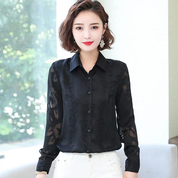 women's blouses & shirts women blouse chiffon shirt long sleeve openwork autumn loose inch blusas ropa de mujer, White
women's blouses & shirts women blouse chiffon shirt long sleeve openwork autumn loose inch blusas ropa de mujer, White
