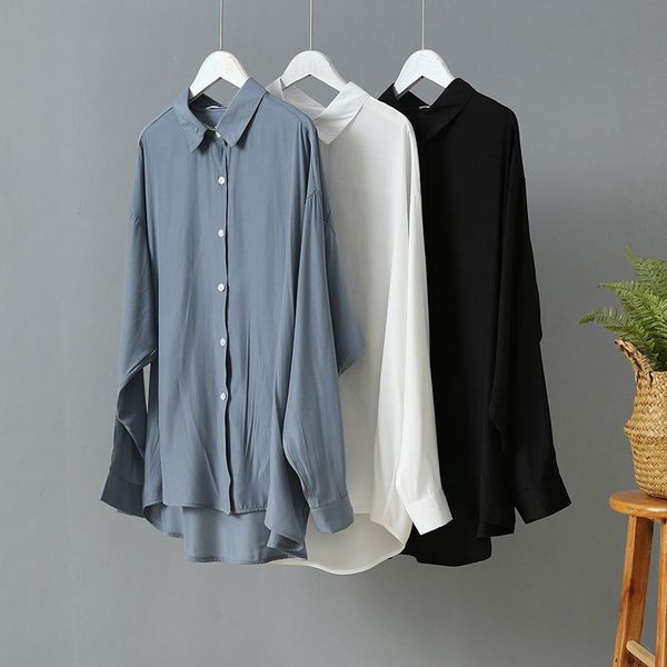 women's blouses & shirts 2021 fashion white shirt women spring summer long sleeve mid-length loose womens and korean style in stock
women's blouses & shirts 2021 fashion white shirt women spring summer long sleeve mid-length loose womens and korean style in stock