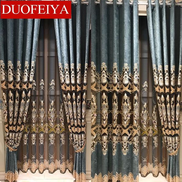 curtain & drapes high-grade flannel embroidered curtains for living room european luxury fabric shading window bedroom
curtain & drapes high-grade flannel embroidered curtains for living room european luxury fabric shading window bedroom