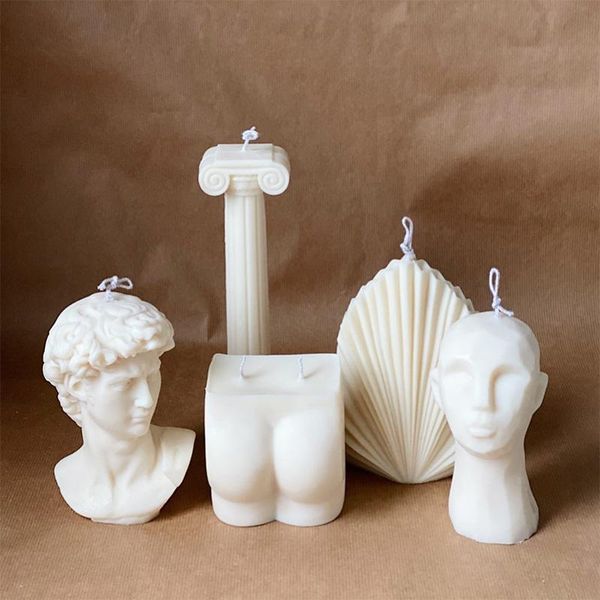 craft tools luxury art candle mold coral shell shape roman column david sculpture head scented silicone molds
craft tools luxury art candle mold coral shell shape roman column david sculpture head scented silicone molds