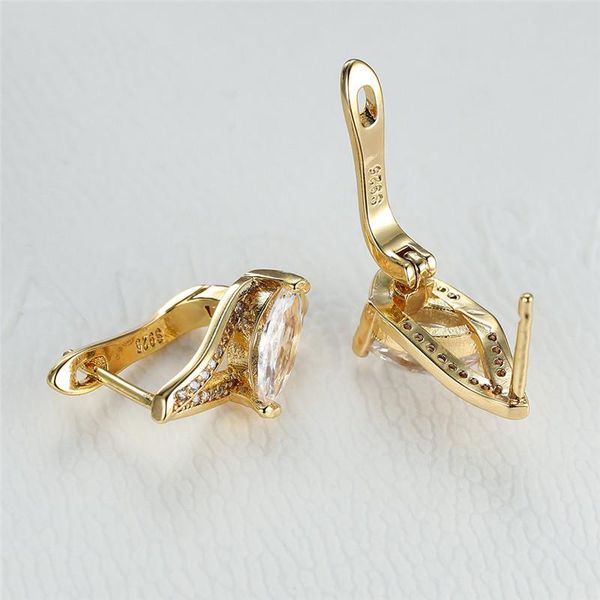 hoop & huggie marquise white zircon hollow earrings dainty gold silver color wedding female geometric crystal for women, Golden;silver
hoop & huggie marquise white zircon hollow earrings dainty gold silver color wedding female geometric crystal for women, Golden;silver