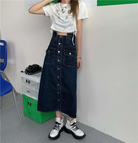 party dresses denim women's shows thin high waist long spring single breasted medium length a-line skirt k4do, White;black
party dresses denim women's shows thin high waist long spring single breasted medium length a-line skirt k4do, White;black