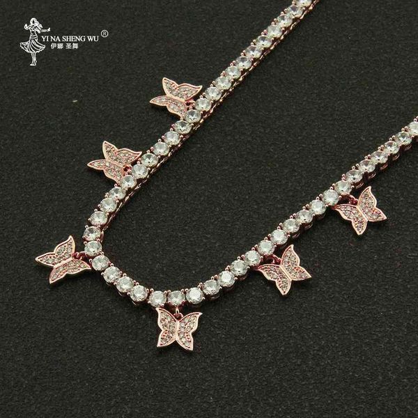 hip hop gold plated iced out bling women charm jewelry geometry heart arrow cz tennis chain with cz butterfly choker necklaces x0509, Black
hip hop gold plated iced out bling women charm jewelry geometry heart arrow cz tennis chain with cz butterfly choker necklaces x0509, Black