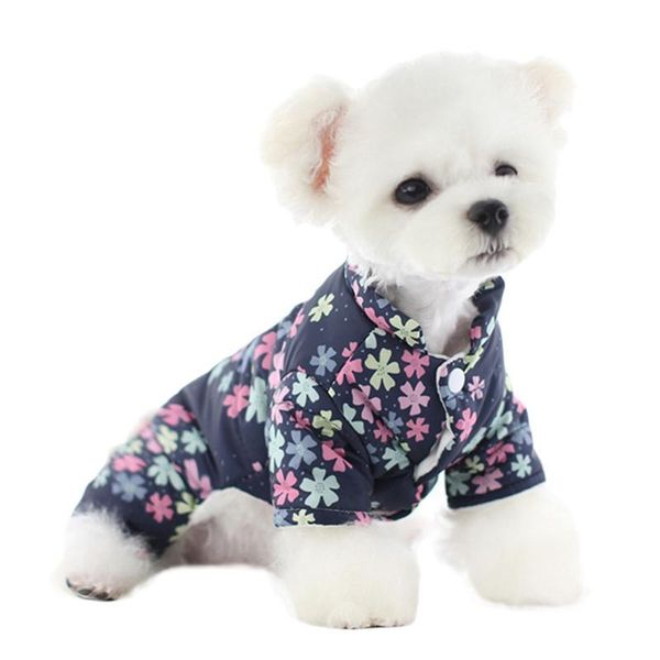 pet winter warm cotton-padded clothes soft comfortable fashionable flower pattern printed cat dog jumpsuit for apparel
pet winter warm cotton-padded clothes soft comfortable fashionable flower pattern printed cat dog jumpsuit for apparel