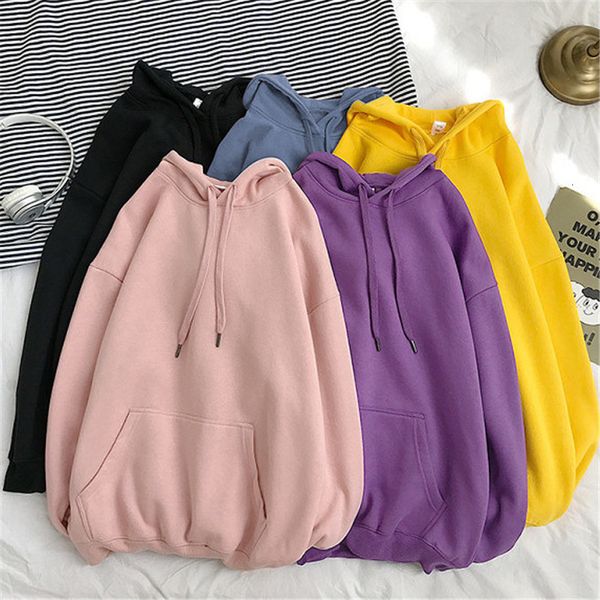 women's hoodies & sweatshirts hooded sweatshirt, women's solid-colored wool hoodie, plus size, fashion for autumn and winter 14pw, Black
women's hoodies & sweatshirts hooded sweatshirt, women's solid-colored wool hoodie, plus size, fashion for autumn and winter 14pw, Black