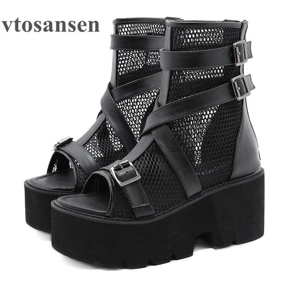 boots shoes open toe platform heel women summer 2021 black chunky autumn breathable high quality
boots shoes open toe platform heel women summer 2021 black chunky autumn breathable high quality