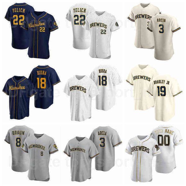 baseball 22 christian yelich jersey 18 keston hiura 3 orlando arcia 8 ryan braun 19 jackie bradley jr cool base men kids women, Black
baseball 22 christian yelich jersey 18 keston hiura 3 orlando arcia 8 ryan braun 19 jackie bradley jr cool base men kids women, Black
