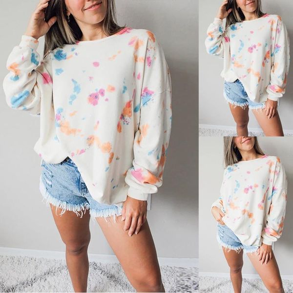 women's hoodies & sweatshirts fashion tie-dye printed loose autumn long-sleeved round neck pullover 2021 arrival clothing #3, Black
women's hoodies & sweatshirts fashion tie-dye printed loose autumn long-sleeved round neck pullover 2021 arrival clothing #3, Black