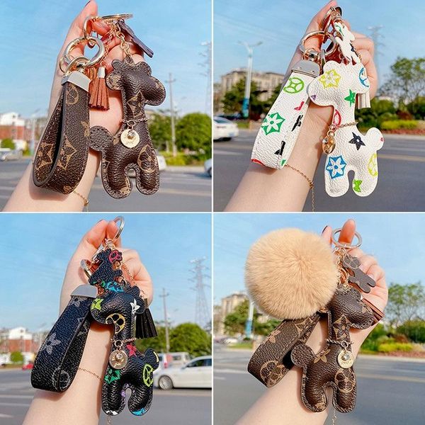 keychains luxury ladies keychain leather fawn tassel hair ball pendant trendy fashion bear car key chain charm jewelry holder, Silver
keychains luxury ladies keychain leather fawn tassel hair ball pendant trendy fashion bear car key chain charm jewelry holder, Silver