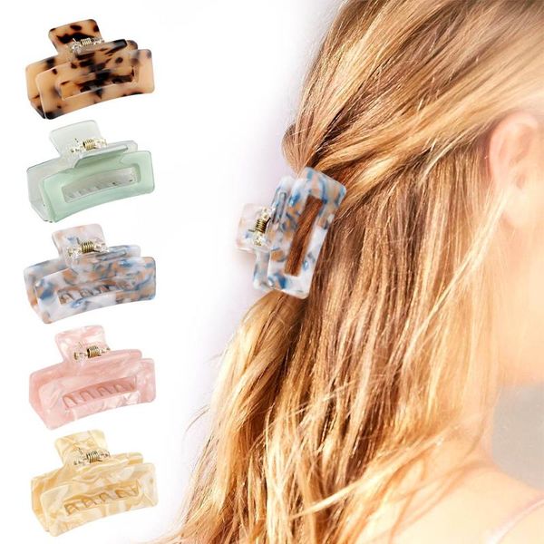 hair accessories acrylic printed grab clip square hairpin small crab women girl pearl leopard claw
hair accessories acrylic printed grab clip square hairpin small crab women girl pearl leopard claw