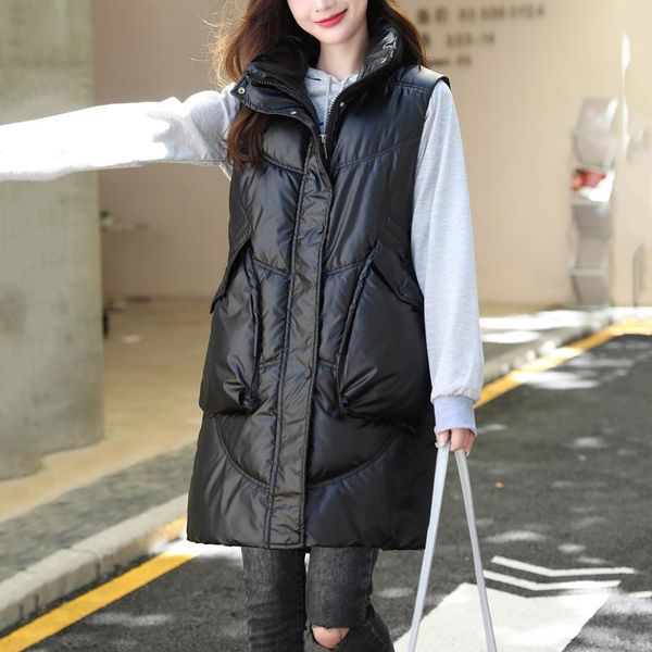 women's vests women winter hooded 2021 solid color vest thick warm cotton padded jacket sleeveless coat female waistcoat #t2g, Black;white
women's vests women winter hooded 2021 solid color vest thick warm cotton padded jacket sleeveless coat female waistcoat #t2g, Black;white