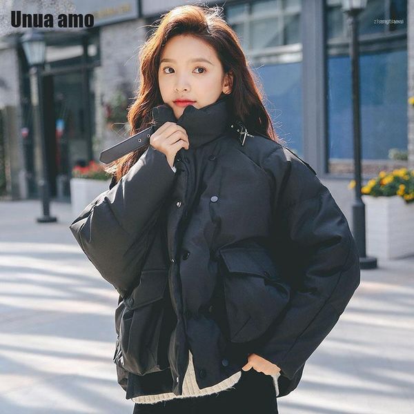 unua amo 2021 winter puffer jacket female fashion double-breasted design warm down padded bubble coat women1, Black
unua amo 2021 winter puffer jacket female fashion double-breasted design warm down padded bubble coat women1, Black