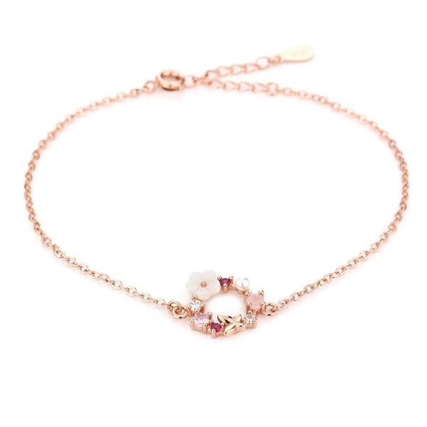 link, chain korean flower shell charm bracelet for women romantic zircon butterfly female bangles bracelets cheville gifts jewelry, Black
link, chain korean flower shell charm bracelet for women romantic zircon butterfly female bangles bracelets cheville gifts jewelry, Black