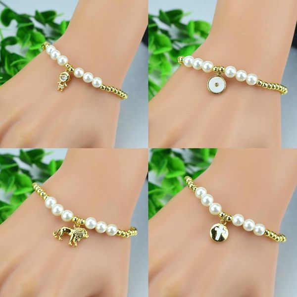 charm bracelets fashion classic design sense beaded bracelet, high-quality micro-inlaid zircon pearl belt pendant, ladies bracelet jewelry, Golden;silver
charm bracelets fashion classic design sense beaded bracelet, high-quality micro-inlaid zircon pearl belt pendant, ladies bracelet jewelry, Golden;silver