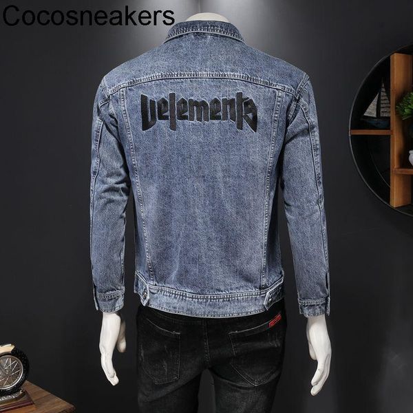 men's jackets shoulder slip fake model autumn work suit large pocket denim jacket embroidered, Black;brown
men's jackets shoulder slip fake model autumn work suit large pocket denim jacket embroidered, Black;brown