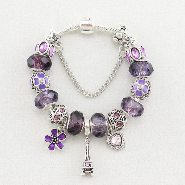 charm bracelets annapaer drop eiffel tower authentic silver color crystal heart beads fit original diy jewelry b17047, Golden;silver
charm bracelets annapaer drop eiffel tower authentic silver color crystal heart beads fit original diy jewelry b17047, Golden;silver