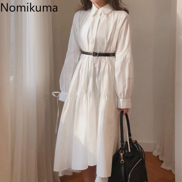 nomikuma arrival turn down collar long sleeve dress women solid color slim waist irregular vintage dresses vestidos 3c322 210514, Black;gray
nomikuma arrival turn down collar long sleeve dress women solid color slim waist irregular vintage dresses vestidos 3c322 210514, Black;gray