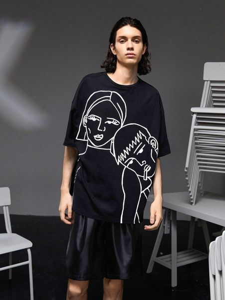 x mafiawearmx men figure graphic tee 97ko#, White;black
x mafiawearmx men figure graphic tee 97ko#, White;black