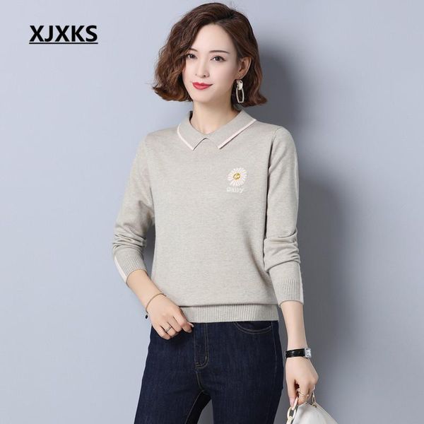 women's sweaters xjxks comfortable cashmere knitted sweater women pullover 2021 autumn winter printed, White;black
women's sweaters xjxks comfortable cashmere knitted sweater women pullover 2021 autumn winter printed, White;black