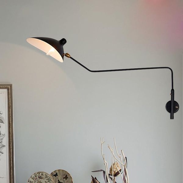 wall lamp nordic creative simple modern lamps living room bedroom studio designer light bedside individual retro iron walllamp