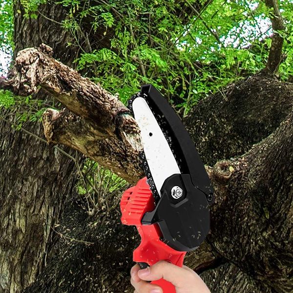portable handheld mini chainsaw cordless electric for garden tree branch wood cutter rechargeable battery hand tools
portable handheld mini chainsaw cordless electric for garden tree branch wood cutter rechargeable battery hand tools