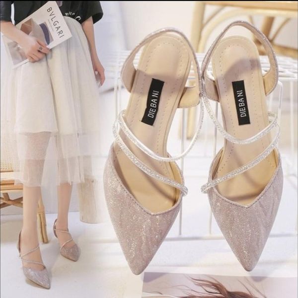 sandals 2021sandals all-match female shoe spring shoes large size high heels bling summer women's woman zapatos de mujer, Black
sandals 2021sandals all-match female shoe spring shoes large size high heels bling summer women's woman zapatos de mujer, Black