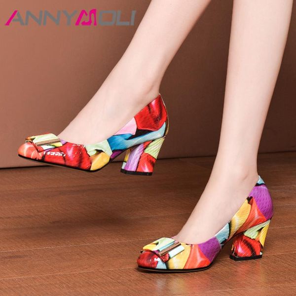 dress shoes annymoli high heels women pumps natural genuine leather block party real bow mixed colors ladies, Black
dress shoes annymoli high heels women pumps natural genuine leather block party real bow mixed colors ladies, Black