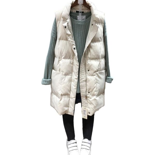 women's vests 2021 fashion slim fit long vest women thicken cotton padded winter sleeveless jacket waistcoat, Black;white
women's vests 2021 fashion slim fit long vest women thicken cotton padded winter sleeveless jacket waistcoat, Black;white