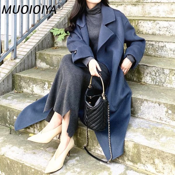 women's wool & blends winter coat women 100% female double side woolen coats and jackets korean long jacket chaqueta mujer my, Black
women's wool & blends winter coat women 100% female double side woolen coats and jackets korean long jacket chaqueta mujer my, Black