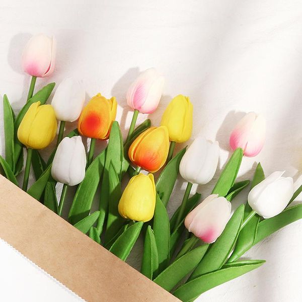 decorative flowers & wreaths 1pieces artificial branch tulip real touch latex tulips flower bouquet fake bridal
decorative flowers & wreaths 1pieces artificial branch tulip real touch latex tulips flower bouquet fake bridal